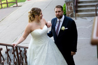 Posed and wedding party