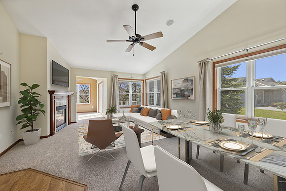 Living Room-Dining Room 1